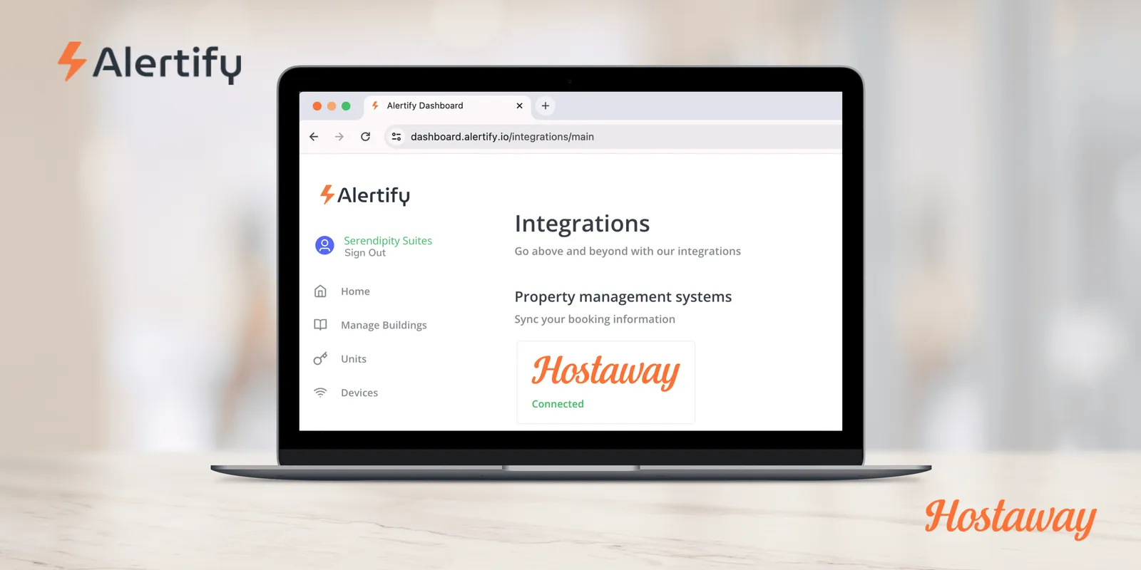 Integración de Alertify con Hostaway
