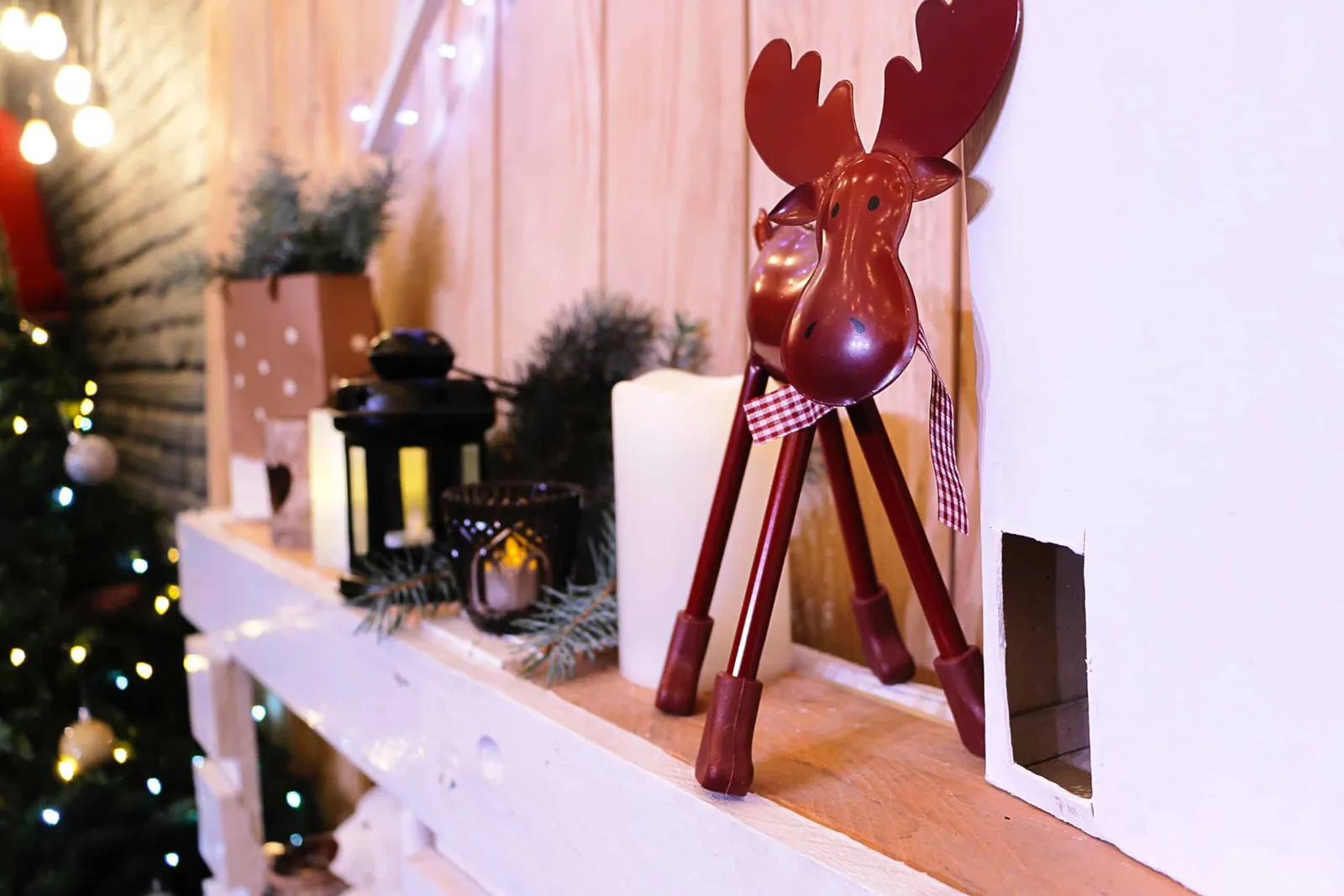 Decoración de Airbnb para la temporada navideña