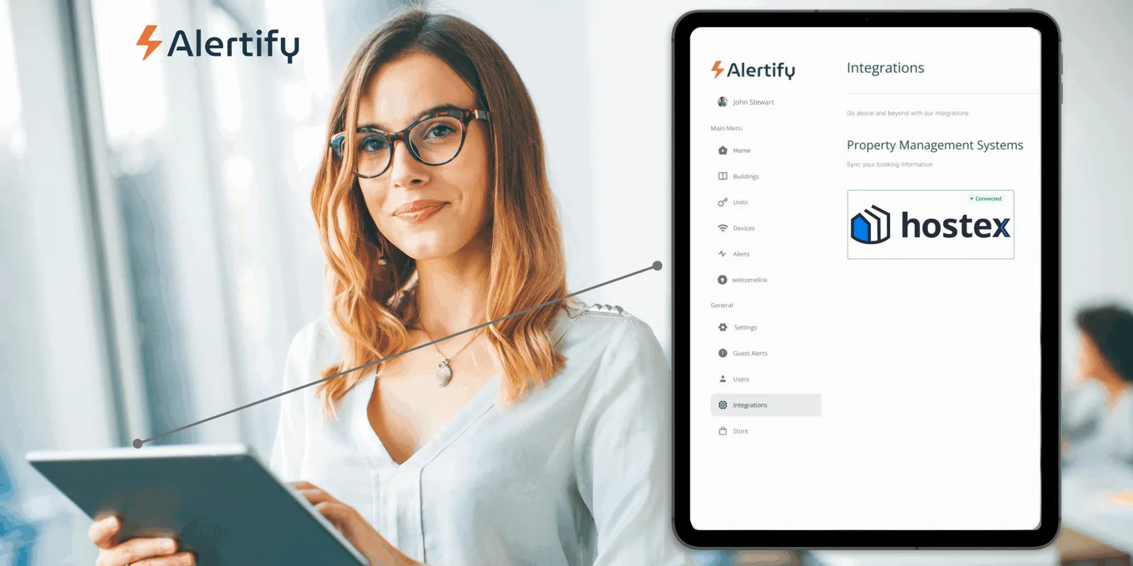 Gestión de alquileres de corta duración simplificada con la nueva integración de Hostex y Alertify