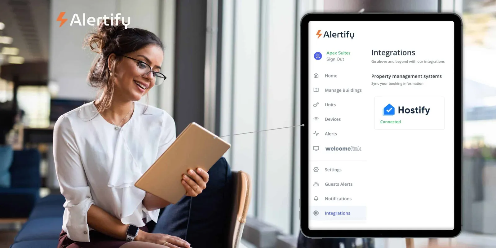 La integración perfecta entre Alertify y Hostify