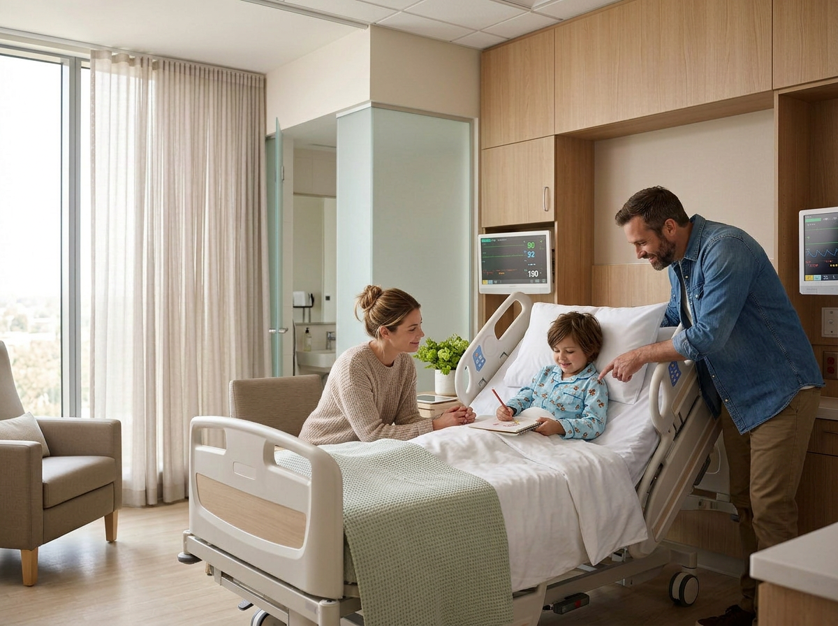 Privacidad total para pacientes y visitantes &mdash; solo niveles de sonido y calidad del aire