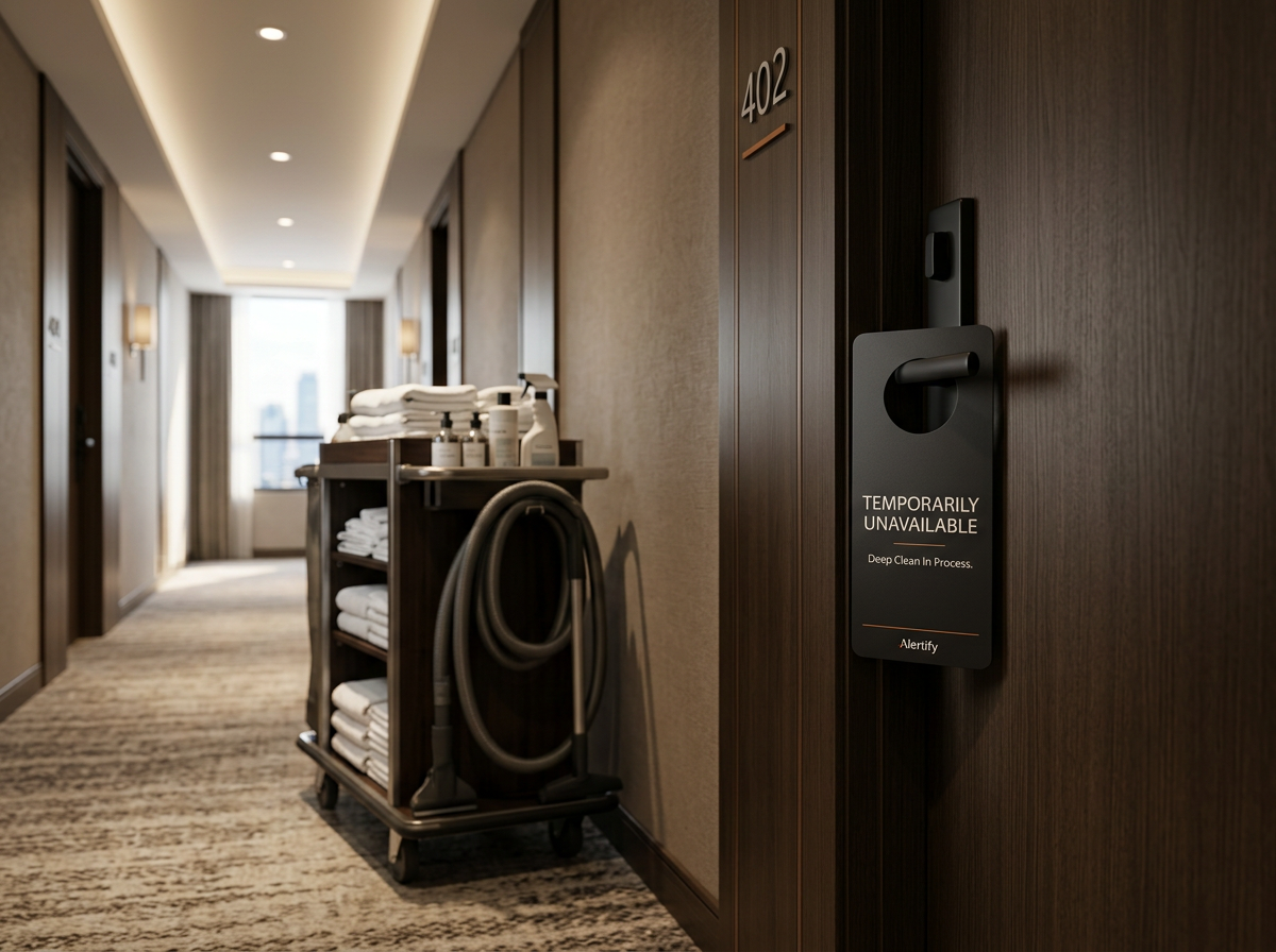 Personal de hotel con más tiempo libre gracias a la monitorización automática de ruido y humo